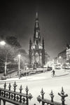 Edinburgh - Scott Monument in snow