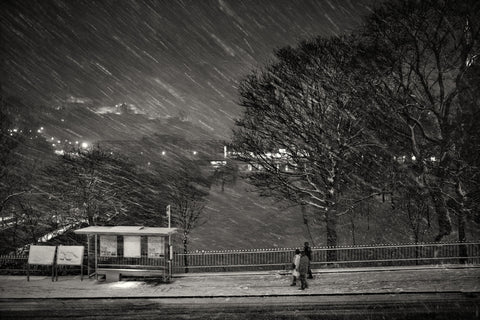 Edinburgh - Waverley bridge blizzard II