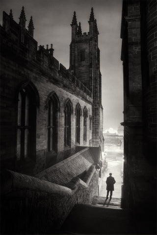 Edinburgh - Milne's Court steps